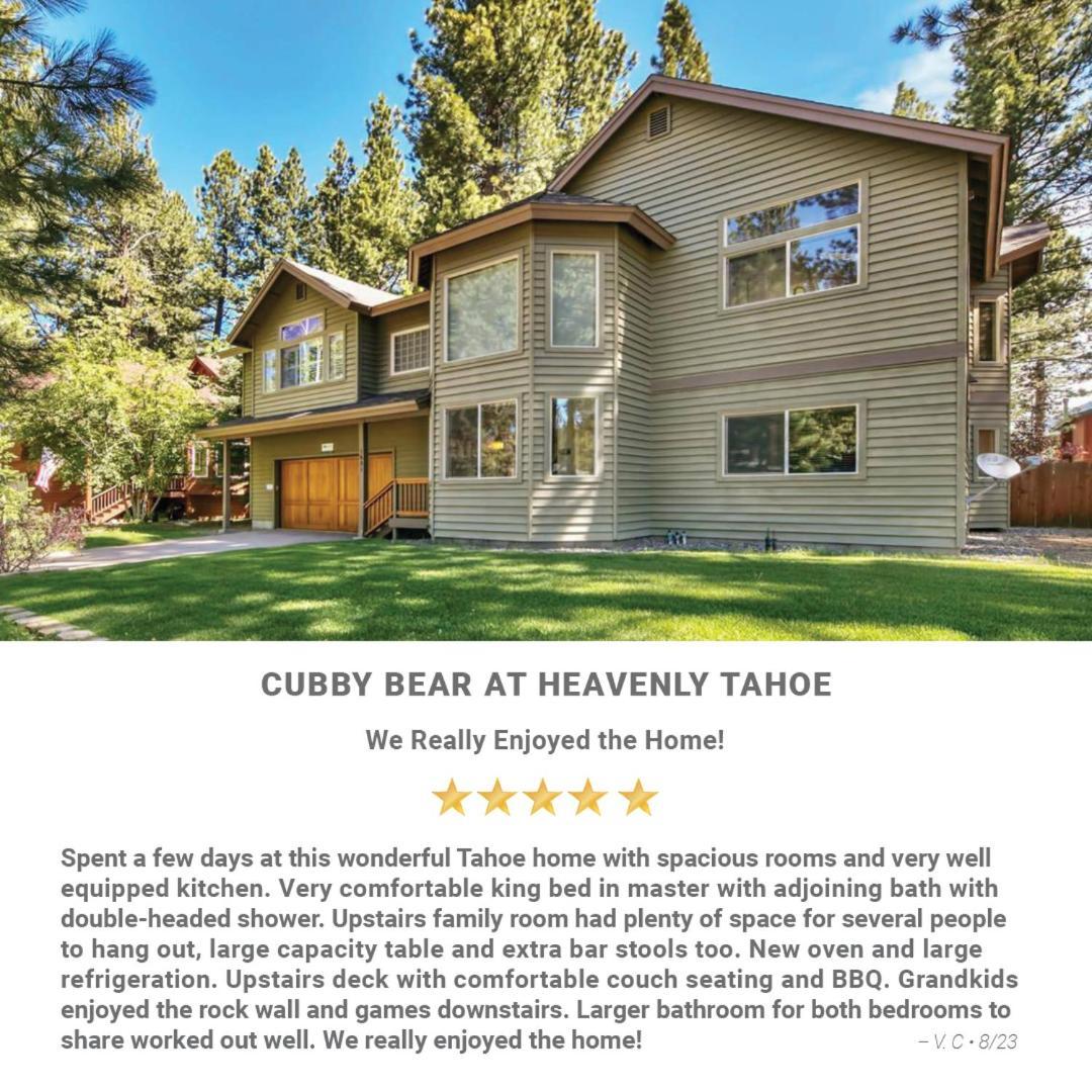 Cubby Bear At Heavenly Tahoe - Pets 사우스 레이크 타호 외부 사진